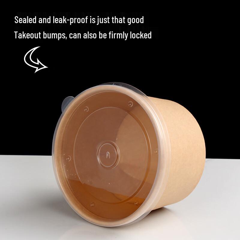 Disposable Kraft Paper Soup Containers