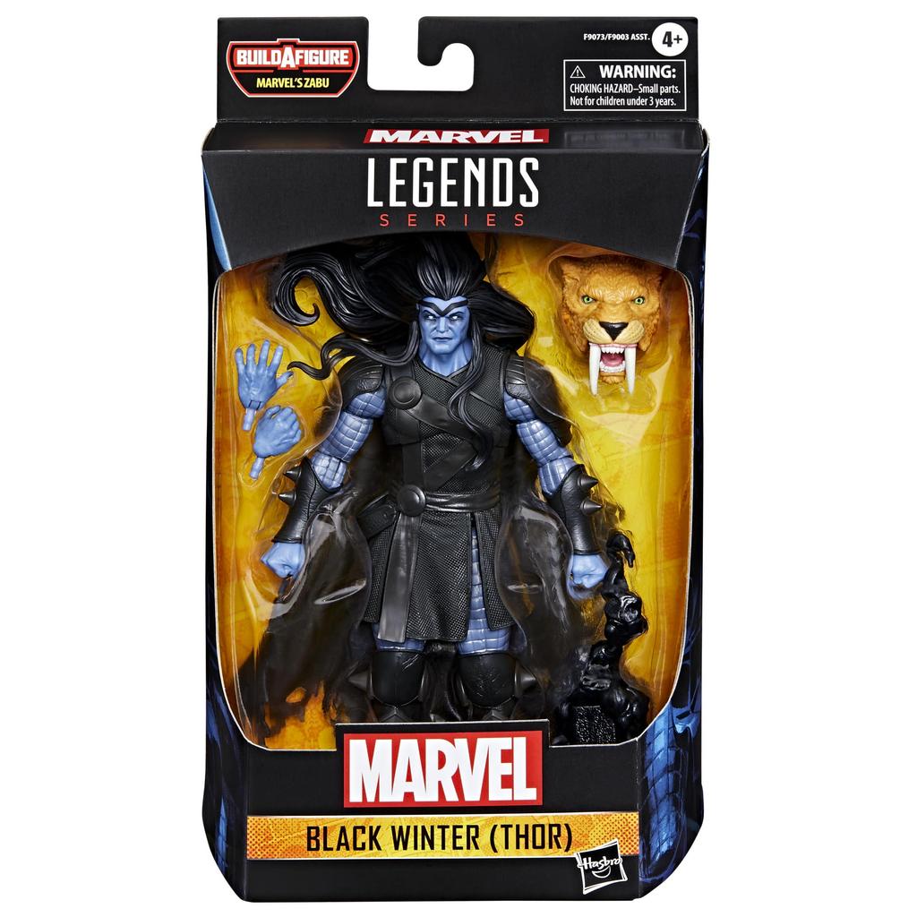 Hasbro MARVEL Marvel Legends Series Black Winter Comics Collectible Size Action Figure with Parts F9073 Genuine Product (Thor) 6-inch (15cm)