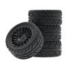 4Pcs 50mm Rubber Tire Tyre Wheel For SG1603 SG1604 SG1605 UDIRC UD1601 UD1602 UD1603 UD1604 1/16 RC Car Upgrade Parts