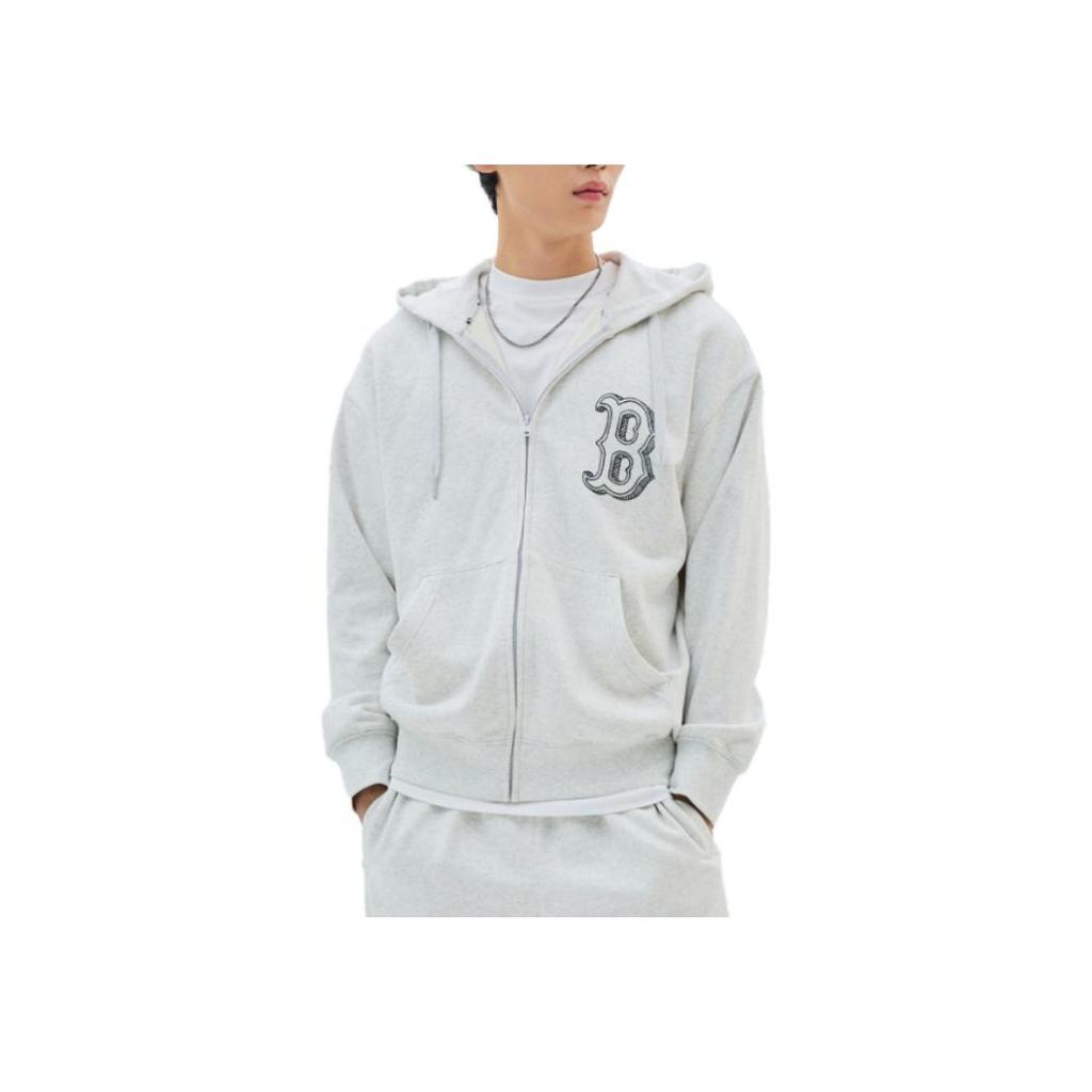 New MLB Basic Mega Sweatshirts Men's Gray 3ATRB0334-43MGL