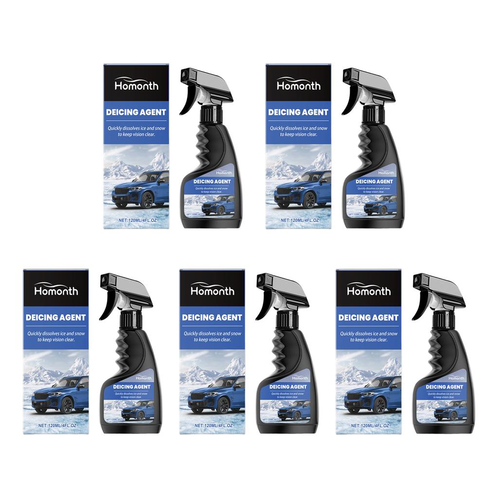 Car Windshield Deicer Spray Auto Windshield Deicer Defroster Ice Remover Spray 60ml Winter Car Window De-icer Spray Accessories