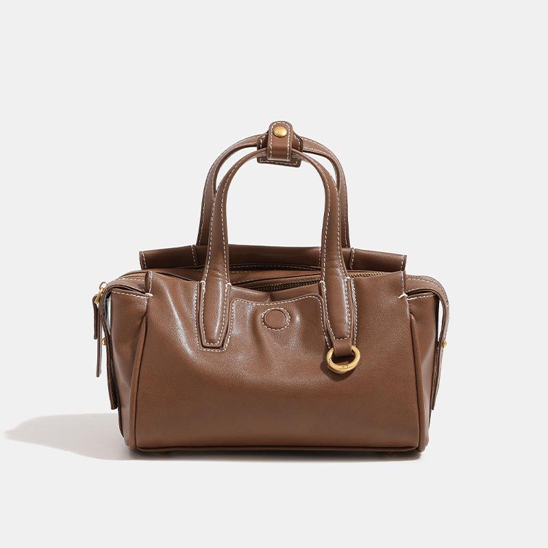 Celebrity Style High-End Leather Texture Tote - Small Crossbody & Shoulder Bag