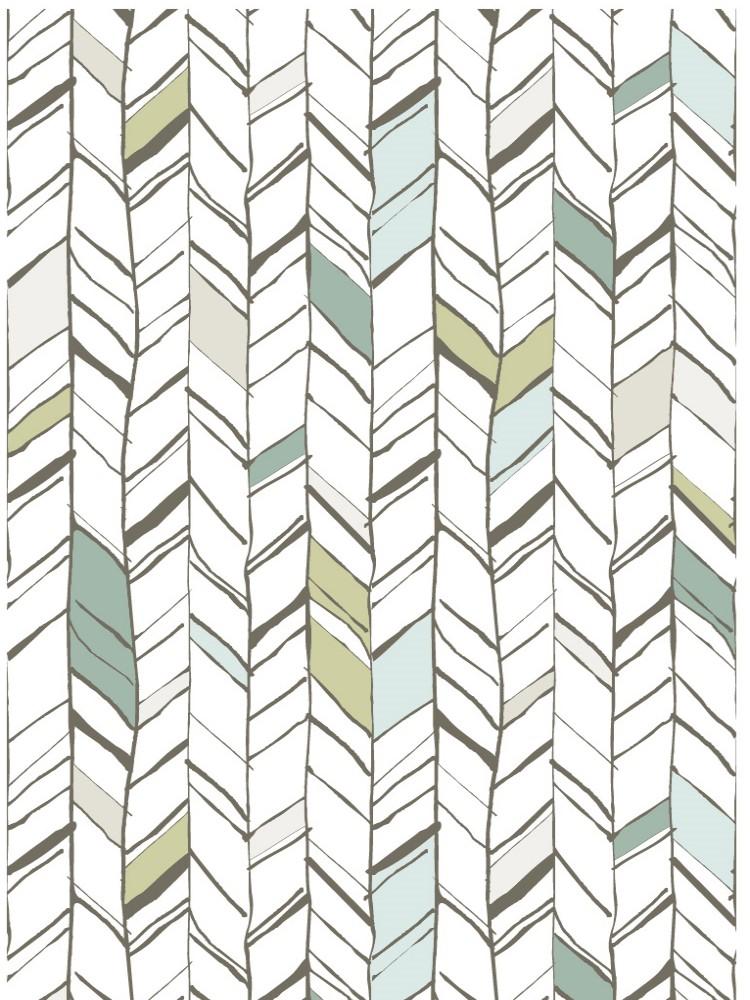 Modern Stripe Peel And Stick Wallpaper Herringbone White Green Vinyl Self Adhesive Removable Contactpaper For Bedroom Home Decor