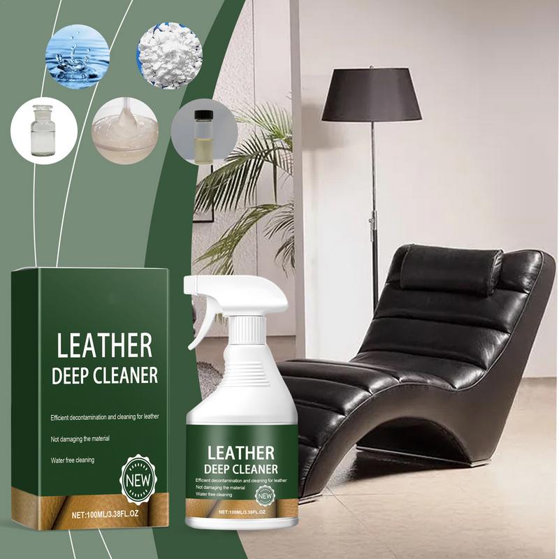 Leather Cleaner Stain Remover Cleans Conditions And Restores Leather Leather Deep Cleaner 100ml Conditioner For Furniture