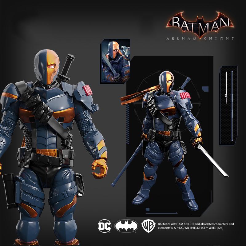 7 Style F5 Batman Arkham Knight Zusammengebautes Modell Blind Box 7style 10cm Spiel Actionfiguren Sammlung Hobby Modell Ornamente Jungen