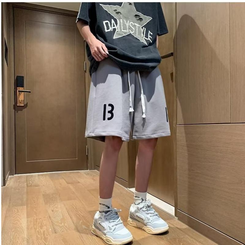 Shorts Men's Loose Straight Ruffian Handsome Design Sense Street Versatile Outer Wear Casual Five-point Pants