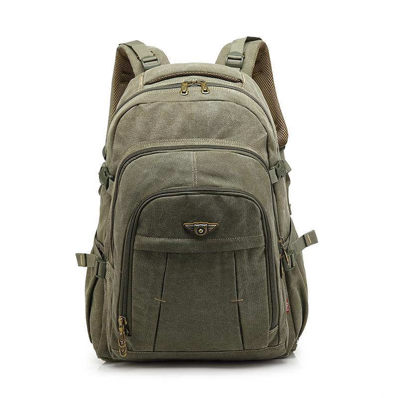 Vintage Canvas Laptop Backpack 15.6