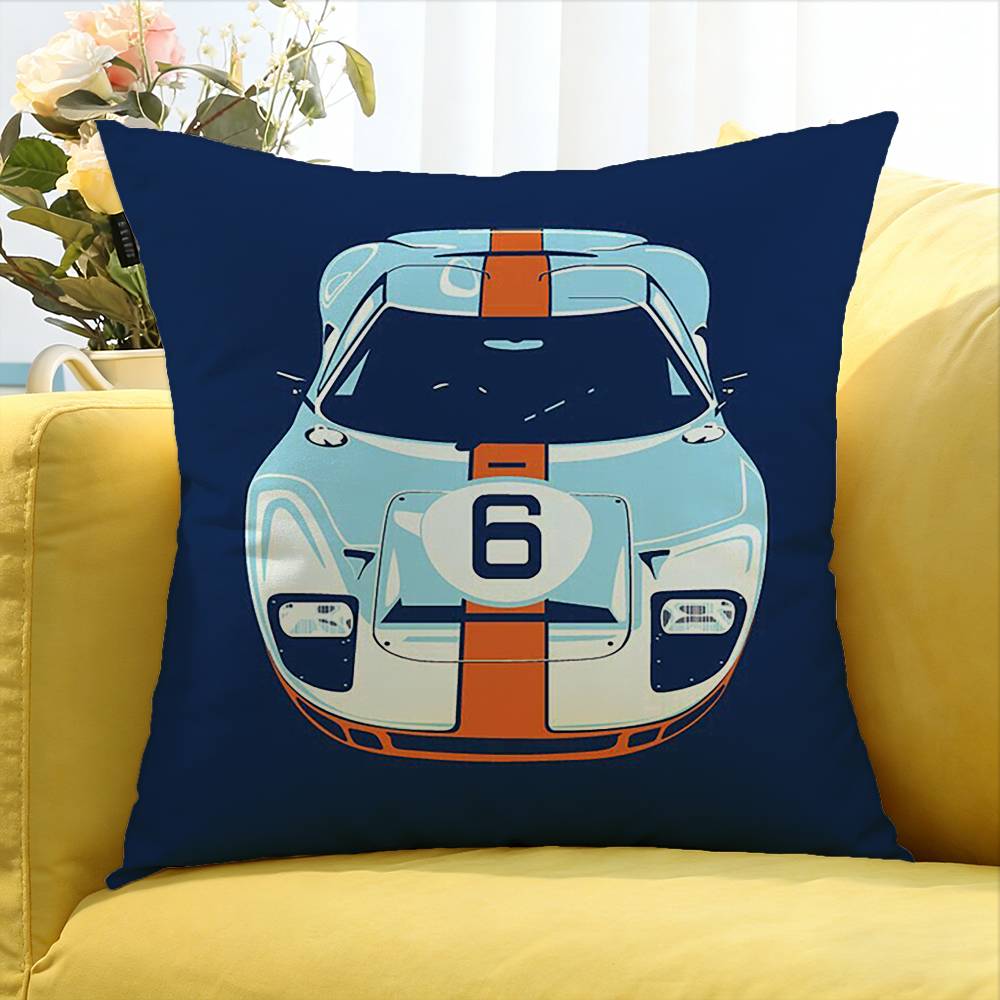 Gulf Car Logo Various Sizes Square Pillow Case For Car Home Bedchamber Decor