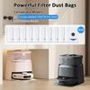 10 Pieces Vacuum Cleaner Bags Compatible with Ecovacs Deebot T30 Omni/T30 Pro Omni Vacuum Cleaner, 3L Large Capacity