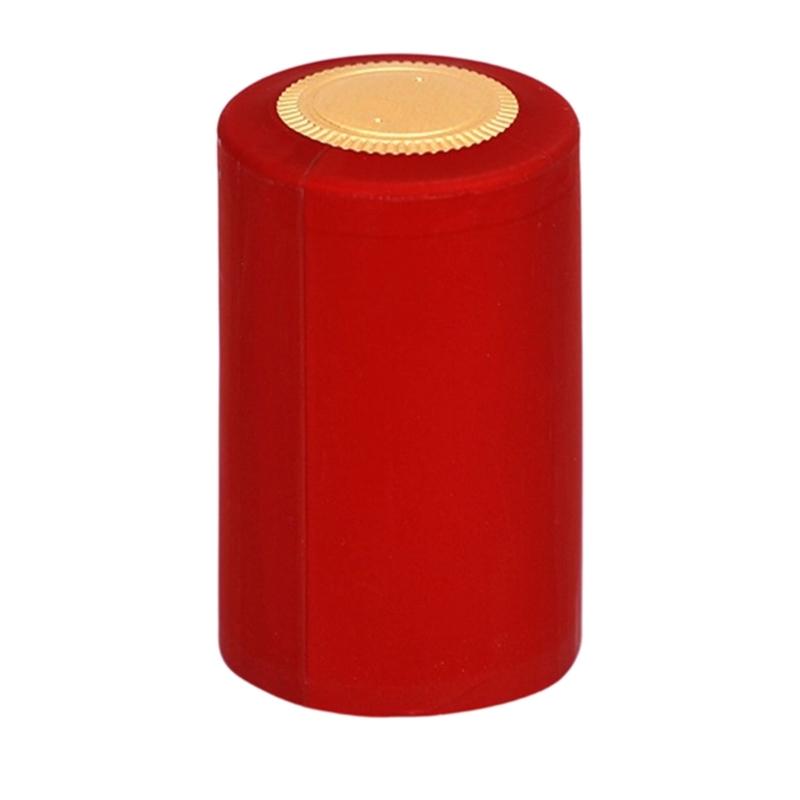 100pcs High Quality PVC Shrink Cap for Wine Easy To Apply with Heat for Quality Maintenance and Decorative Look
