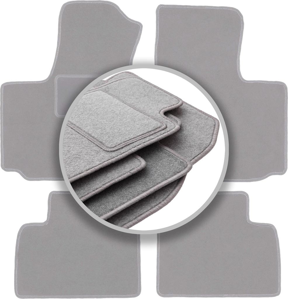 Gray Car Mats For: FIat Doblo I Kombivan (2000-2009)