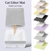 New Cross-border Cat Litter Mat Double-layer Filtered Sand Mat For Controlling Litter And Preventing Splashes Pet Paw Mat