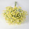 7 Bundles Baby's Breath Artificial Flower Faux Silk Gypsophila Flower Bouquet for Wedding