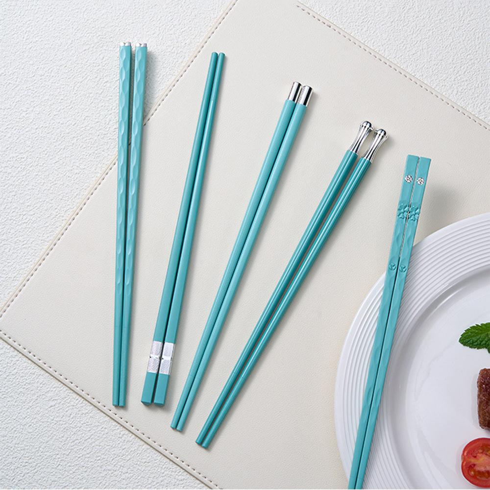 5Pairs High Quality Japanese Non-Slip Chopsticks Korean Hotel Restaurant Portable Healthy Food Stick Sushi Kitchen Chopsticks