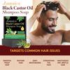 Black Castor Oil Shampoo Bar Cleanses And Moisturizes Dry, Weak Hair Strengthens Hair