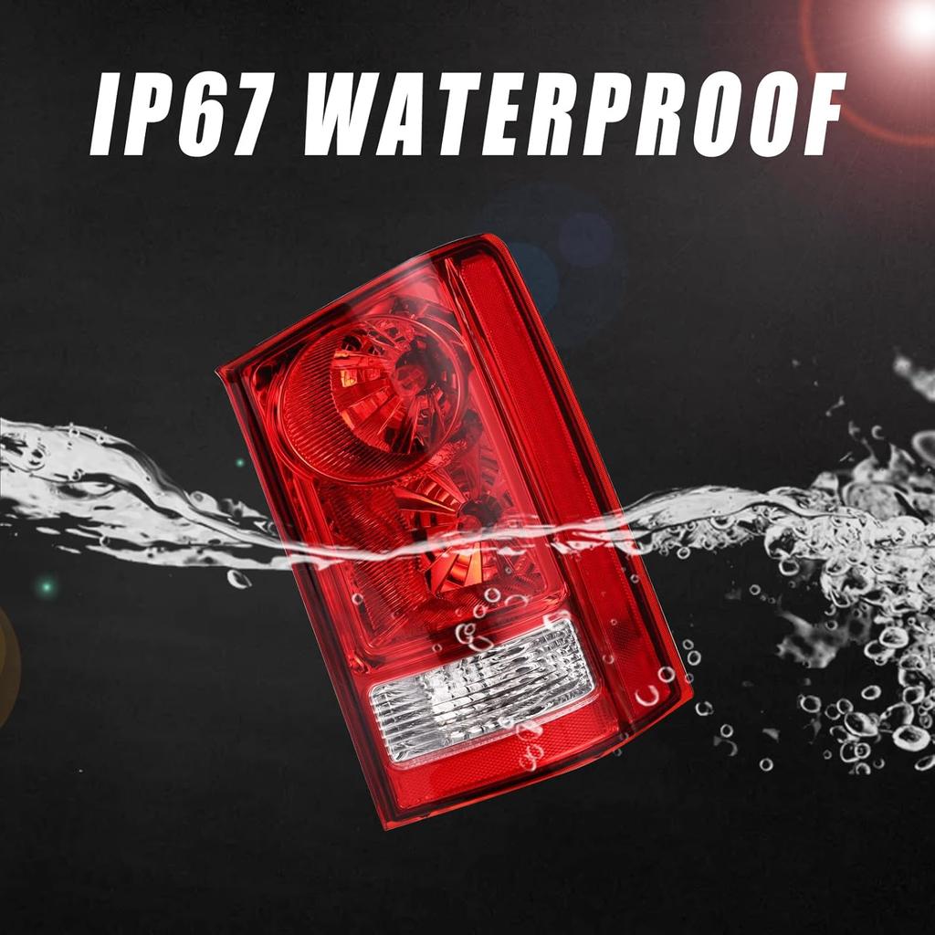 Boine Right Passenger Side Tail Light Compatible With 2009-2015 Honda Pilot Rear Light Housing Brake Lamps Replaces 33550SZAA01 (Right Passenger