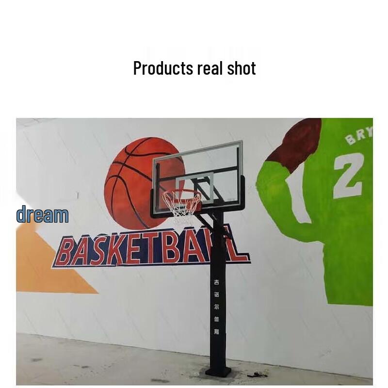 Jinuoer Adjustable Manual Basketball Hoop System