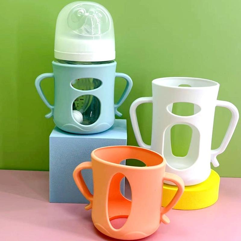 Food Grade Silicone Shockproof Protector for Beiqin Glass Feeding Bottles Anti Scratch Drop Protections 5Pcs Set