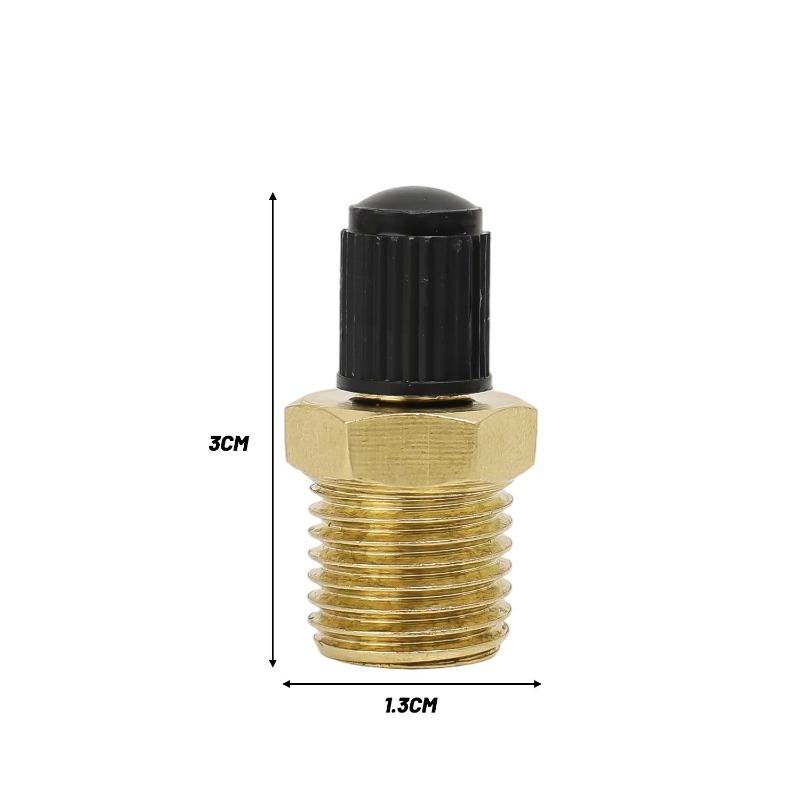 1/2pcs Professional 1/4 NPT 1/8 NPT M10 Car Tire Valve Core Air Compressor Tanks Fill Valve Anti-Corrosion Schrader Valves