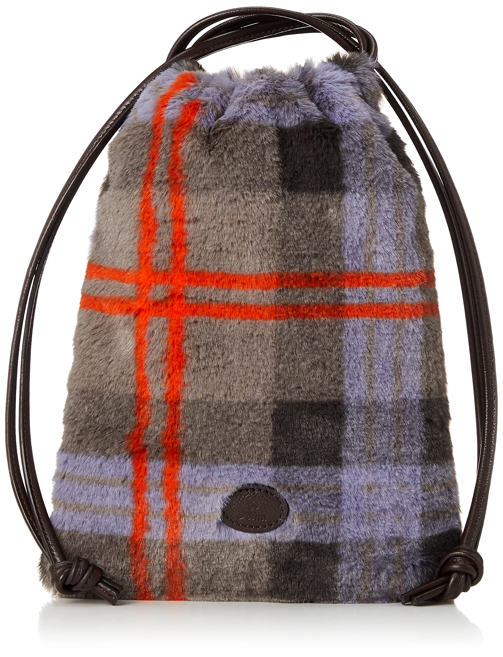 Женская сумка-мешок Forna, сине-серая (70