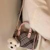 A Minimalist Boston Handbag with A Niche Design, Versatile Small Shoulder Bag, and A Crossbody Bag