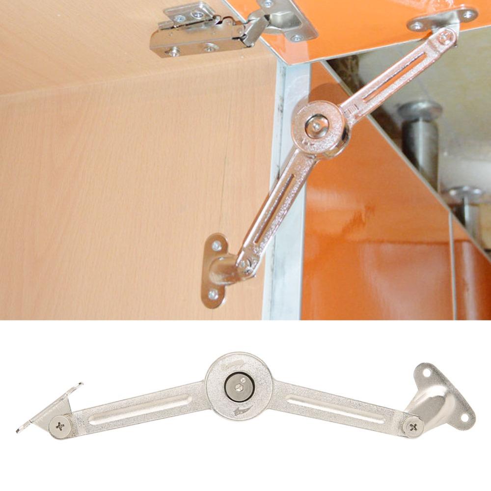 Adjustable Cabinet Door Support Zinc Alloy Soft Close Hinges Hydraulic Support Rod Hanging Cabinet