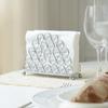 Yousheng Crystal Napkin Holder, Stable Vertical Storage Napkin Stand, with Anti-Slip Feet, Durable Rust-Proof Tissue Dispenser for Home And