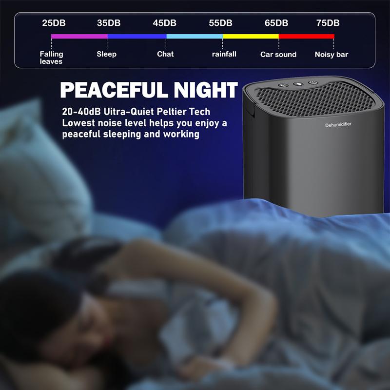 Air Dehumidifier Portable Mute Moisture Absorbers Machine Air Dryer For Home Bedroom Office Kitchen Deodorizer Dryer