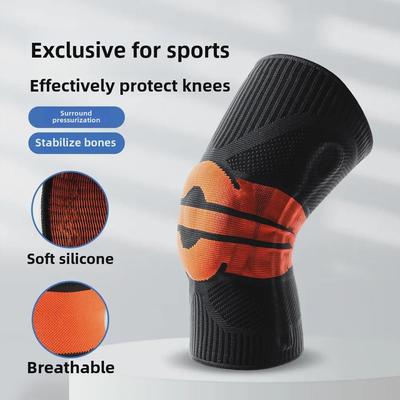 Silicone Anti-Collision Knee Pads for Sports: Basketball, Cycling, Mountaineering, Running, Fitness