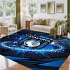 Atalanta FC Design Crystal Velvet Rug Soft Decorative Mat for Bedroom Entrance