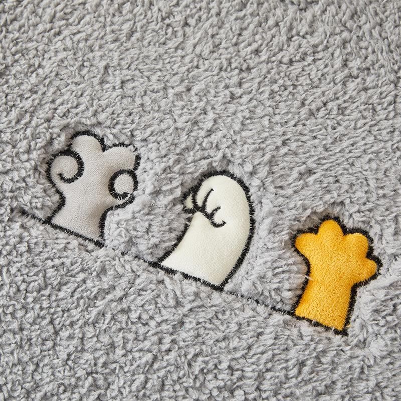 Winter Thickened Lamb's Wool Sofa Cushion, Anti-slip and Dirt-resistant Cushion, Light Luxury Plush Sofa Cover Cloth Sense of Luxury