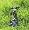 Cane Evil Witch Resin Craft Ornament Halloween Home Party Fun Green Witch Dress Halloween Atmosphere Desktop Ornament Props New