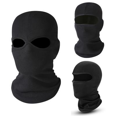 1 Pezzo Maschera Integrale Lycra per Moto Uomini Donne Wargame Ciclismo Sci Snowboard Cappello Antivento Collo Caldo Invernale Nero Bici Sport Outdoor