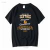 Byggd på sextiotalet Original och Orestaurerad Rolig Födelsedag T-shirt Storlek S 5XL vintage Tvättad Unisex Andningsbar Mjuk Stretch