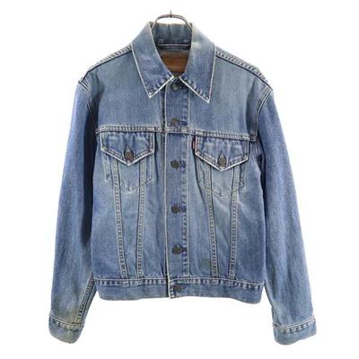 Années 90 Fabriqué à Hong Kong 70500-03 Veste en Jean Vintage S G Jean Homme Occasion