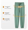 Women's Casual Summer Cotton Harem Sweatpants - Loose Fit, Cuffed, Sports Style