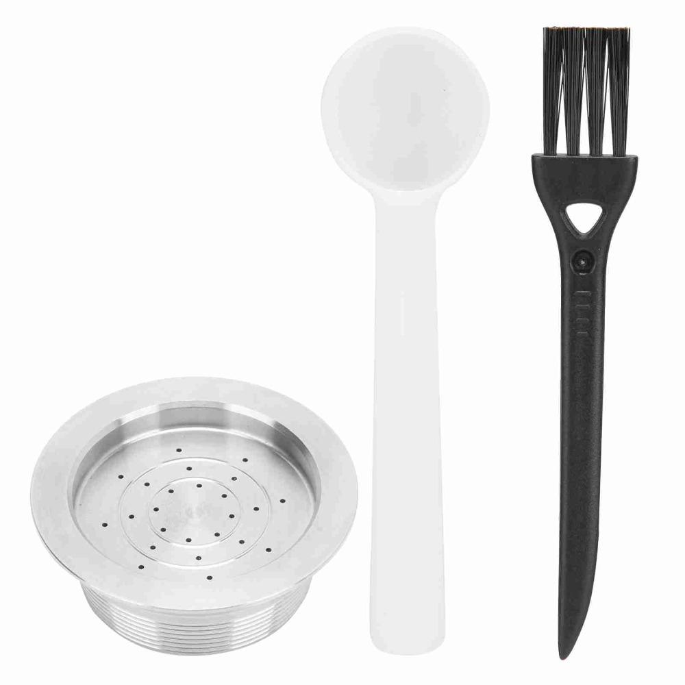 Stainless Steel Reusable Coffee Capsule Refillable Design Stainless Steel Capsule Set  For Home Use