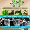 1/3pcs Fish Aquarium Water Grass Cup Multiple Plant Hydroponics Hydroponic Planting Basket for Fish Tank Landscape Home Garden