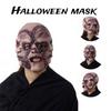 Creepy Halloween Latex Mask Triple-faced Ghost With Skin-like Texture
