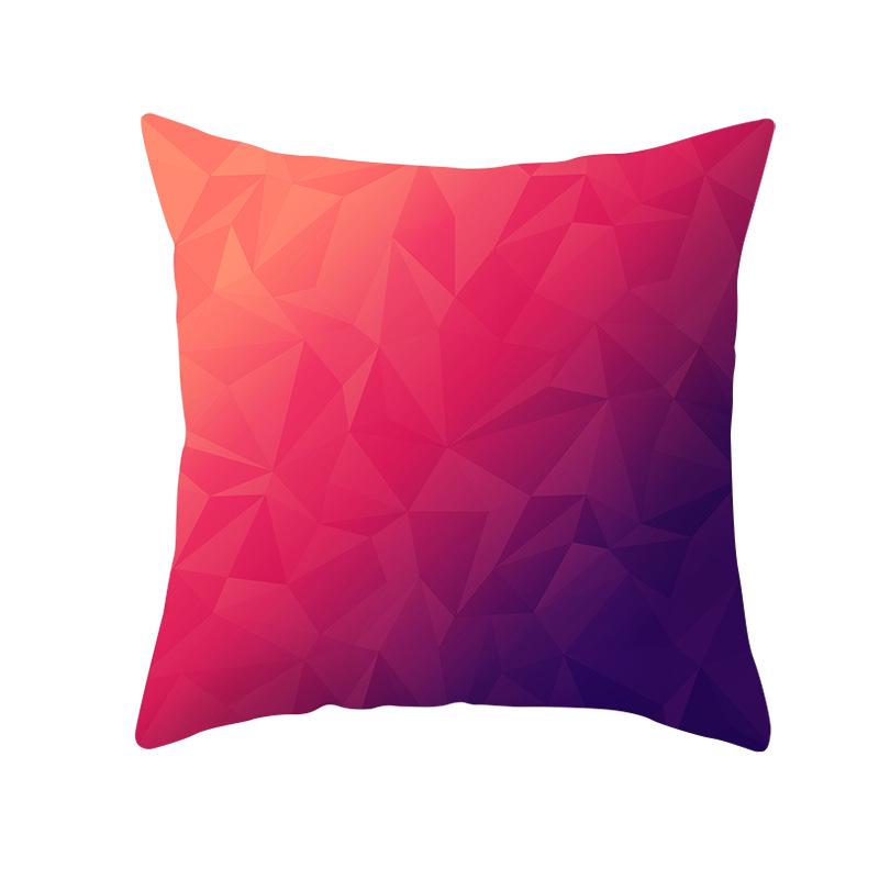 Household Products Colorful Printed Geometric Mirror Space Pillow Case Cushion Waist Pillow Case