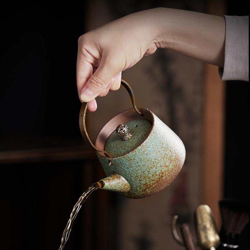 Antique Ceramic Tea Pot Coffee Teapot and Cup Set Heated Kettle Kettle Coffeeware Teaware Teapots Gaiwan Teeware Teware Samovar