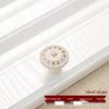 Ivory White Zinc Alloy Minimalist Round Pull Handle for Cabinets and Drawers