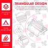 24/48Pcs Mini Clear Stands Place Card Holders Table Number Stands Card Base Stand for Table Photos Games Wedding Party Decor