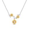 Necklace For Woman Wedding Fine Jewely 925 Silver Simple Basic Classic Butterfly Iris Heart Bear Cross Chain Necklace