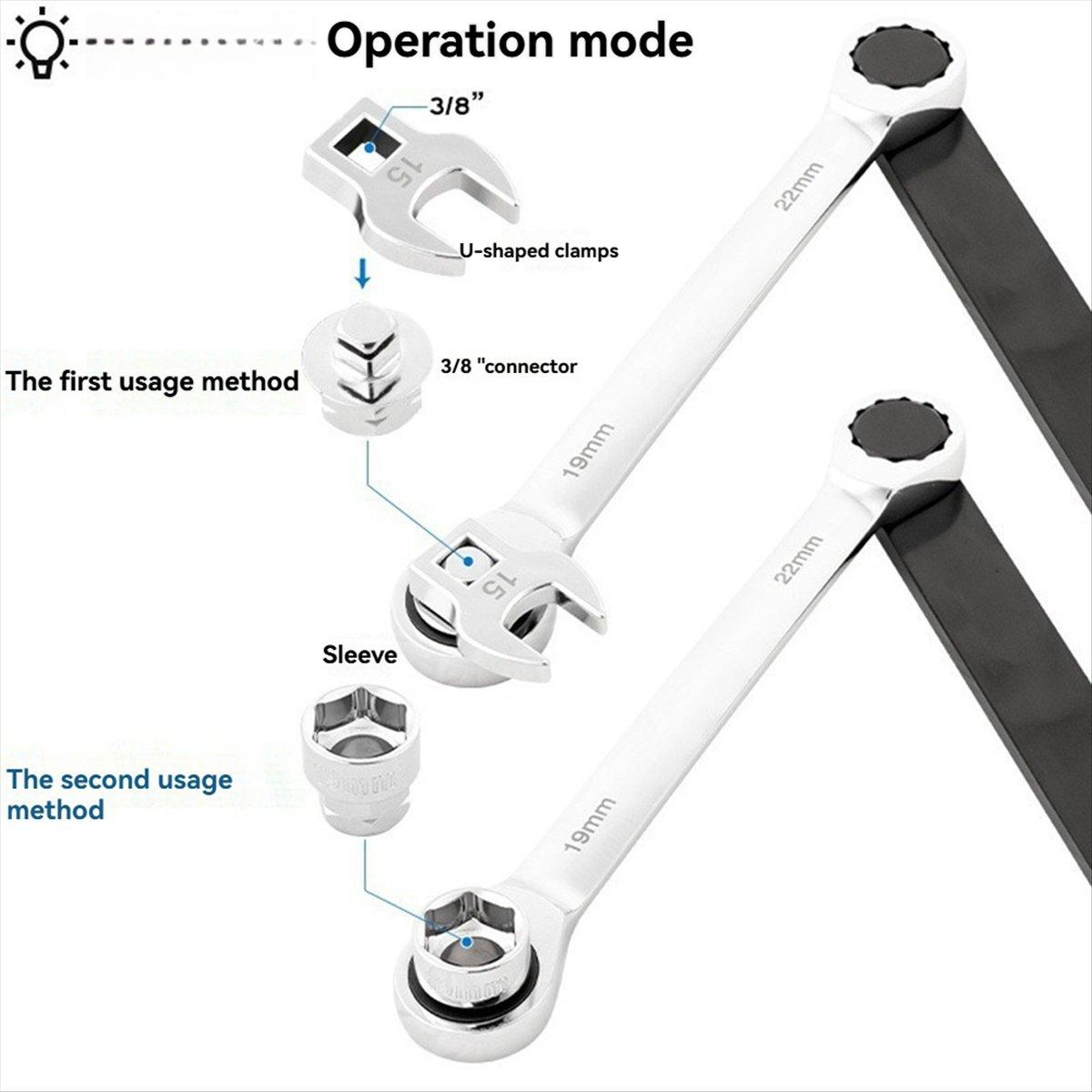 

2025 New+ Automobile Ratcheting Ldler Pulley Belt Tool Set Extension Rod Adjustable Disassembly Special Auto Repair Tools China Mainland