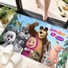 Russian animation Masha and the Bear Fairy Tale Cartoon Carpet Soft Home Living Room Bedroom Door Mat Outdoor Picnic Ground Mat rug T8