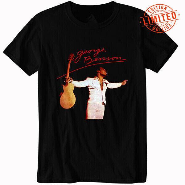

George Benson T-shirt Tee men All Size S-5XL Black Cotton Unisex T-Shirt XXXXL