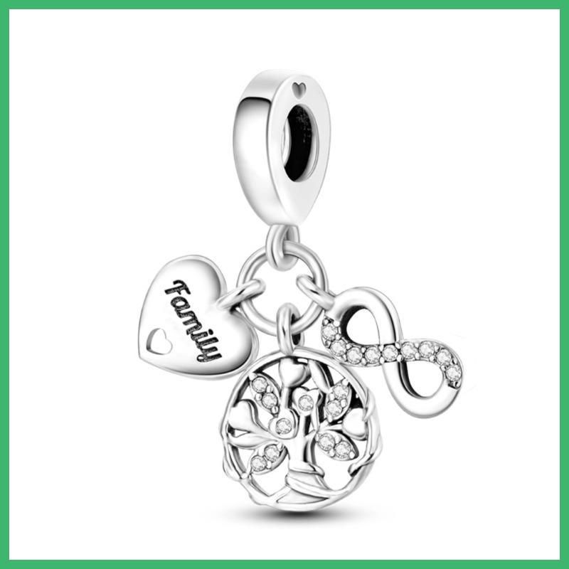 925  Silver Box of Strawberries Charms Pendant with Cubic Zirconia,Fit DIY Bracelet Necklace Gift for Her,Colgante Plata