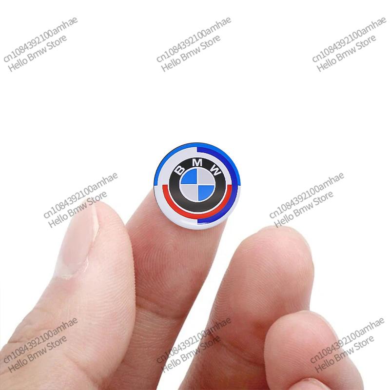 11mm 14mm Αυτοκόλλητο Έμβλημα Αλουμινίου για Κλειδί Αυτοκινήτου BMW M Power I3 G08 F15 F16 G20 E34 F94 F95 G30 G11 G12 E36 Αξεσουάρ Αυτοκινήτου