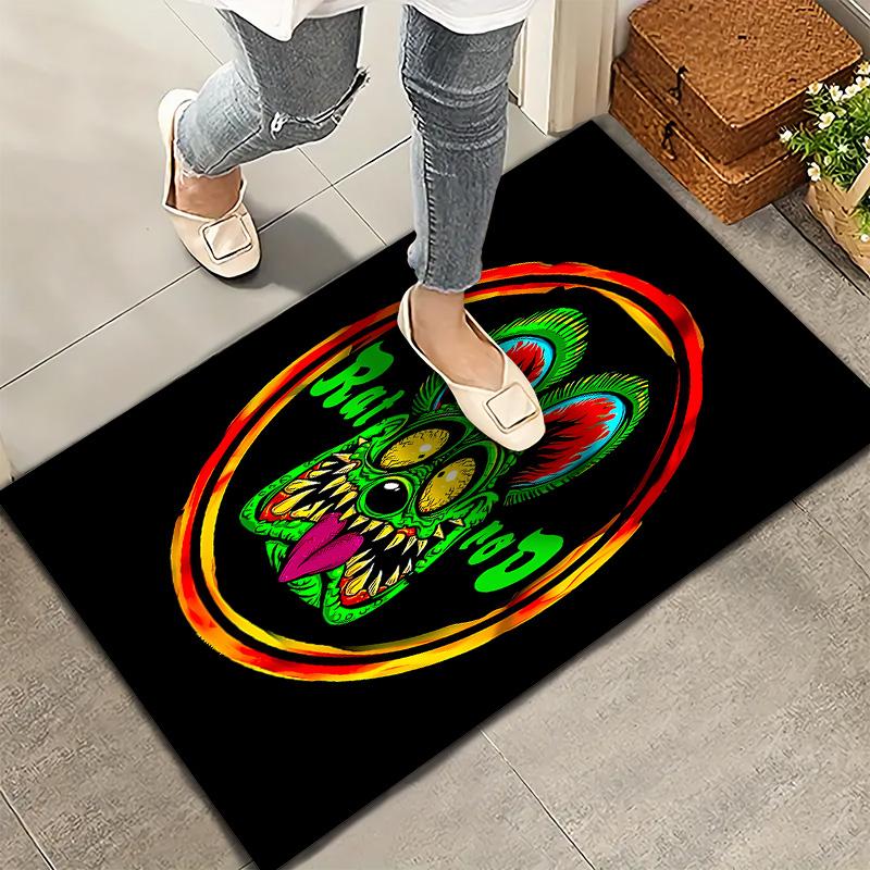 Rat Fink Carpet Rug For Living Room Bedroom Home Sofa Decoration Kids Play Nonslip Floor Mat